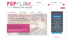 Desktop Screenshot of popeline-ateliers.com